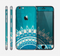 The Blue Spiked Orb Pattern V3 Skin for the Apple iPhone 6