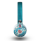The Blue Spiked Orb Pattern V3 Skin for the Beats by Dre Mixr Headphones