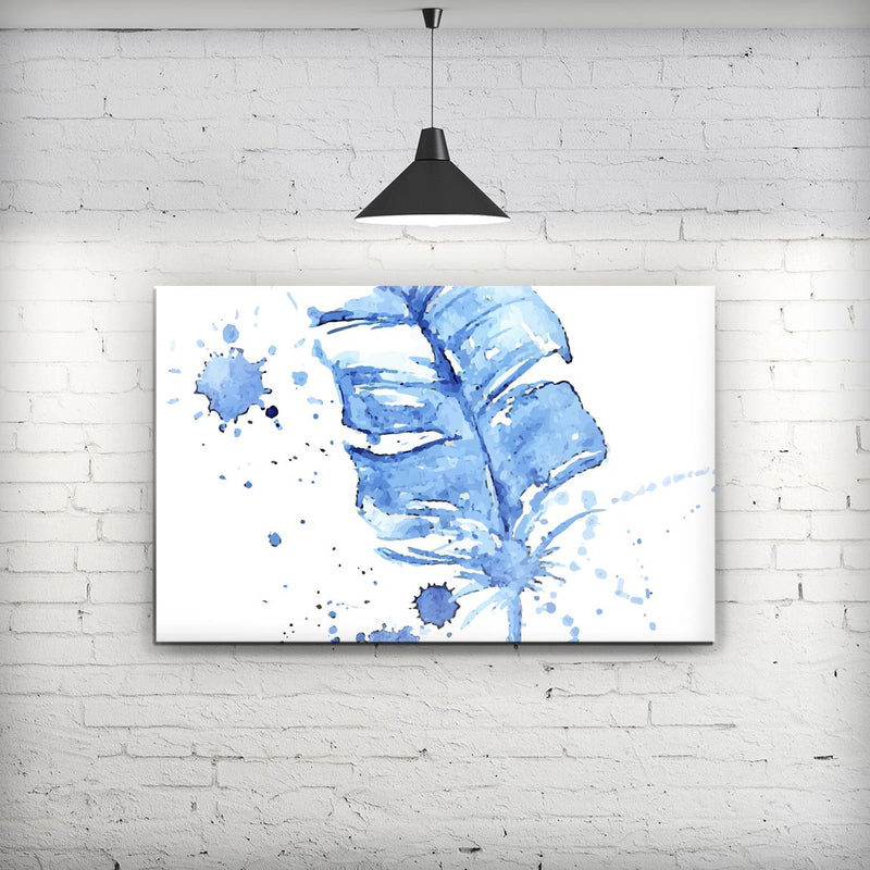 Blue_Splatter_Feather_Stretched_Wall_Canvas_Print_V2.jpg