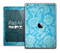 The Blue Subtle Floral Textile Skin for the iPad Air