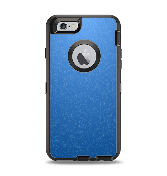 The Blue Subtle Speckles Apple iPhone 6 Otterbox Defender Case Skin Set