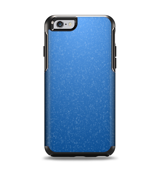 The Blue Subtle Speckles Apple iPhone 6 Otterbox Symmetry Case Skin Set