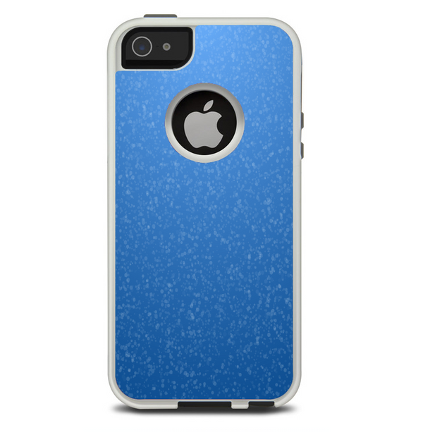 The Blue Subtle Speckles Skin For The iPhone 5-5s Otterbox Commuter Case