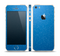 The Blue Subtle Speckles Skin Set for the Apple iPhone 5s