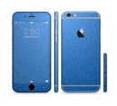 The Blue Subtle Speckles Sectioned Skin Series for the Apple iPhone 6s