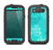 The Blue Swirled Abstract Design Samsung Galaxy S4 LifeProof Nuud Case Skin Set