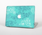 The Blue Swirled Abstract Design Skin Set for the Apple MacBook Air 11"