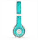 The Blue Swirled Abstract Design Skin for the Beats by Dre Solo 2 Headphones