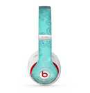 The Blue Swirled Abstract Design Skin for the Beats by Dre Studio (2013+ Version) Headphones