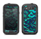 The Blue & Teal Lace Texture Samsung Galaxy S3 LifeProof Fre Case Skin Set