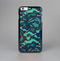 The Blue & Teal Lace Texture Skin-Sert for the Apple iPhone 6 Plus Skin-Sert Case
