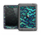 The Blue & Teal Lace Texture Apple iPad Air LifeProof Fre Case Skin Set