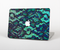 The Blue & Teal Lace Texture Skin Set for the Apple MacBook Air 11"