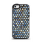 The Blue Tiled Abstract Pattern Apple iPhone 5-5s Otterbox Symmetry Case Skin Set