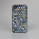 The Blue Tiled Abstract Pattern Skin-Sert for the Apple iPhone 4-4s Skin-Sert Case