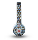 The Blue Tiled Abstract Pattern Skin for the Beats by Dre Mixr Headphones