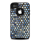 The Blue Tiled Abstract Pattern Skin for the iPhone 4-4s OtterBox Commuter Case