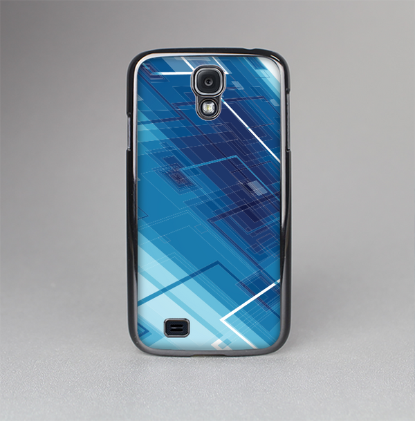 The Blue Transending Squares Skin-Sert Case for the Samsung Galaxy S4