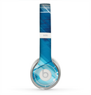 The Blue Transending Squares Skin for the Beats by Dre Solo 2 Headphones