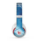 The Blue Transending Squares Skin for the Beats by Dre Studio (2013+ Version) Headphones