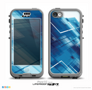 The Blue Transending Squares Skin for the iPhone 5c nüüd LifeProof Case