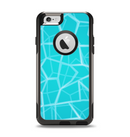 The Blue Translucent Outlined Pentagons Apple iPhone 6 Otterbox Commuter Case Skin Set
