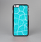 The Blue Translucent Outlined Pentagons Skin-Sert Case for the Apple iPhone 6 Plus