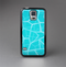 The Blue Translucent Outlined Pentagons Skin-Sert Case for the Samsung Galaxy S5