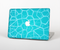 The Blue Translucent Outlined Pentagons Skin Set for the Apple MacBook Air 11"