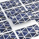 The Blue Triangluar Aztec Pattern - Premium Protective Decal Skin-Kit for the Apple Credit Card