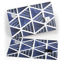 The Blue Triangluar Aztec Pattern - Premium Protective Decal Skin-Kit for the Apple Credit Card