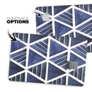 The Blue Triangluar Aztec Pattern - Premium Protective Decal Skin-Kit for the Apple Credit Card