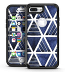 The Blue Triangluar Aztec Pattern - iPhone 7 Plus/8 Plus OtterBox Case & Skin Kits