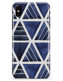 The Blue Triangluar Aztec Pattern - iPhone X Clipit Case