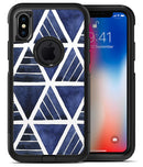 The Blue Triangluar Aztec Pattern - iPhone X OtterBox Case & Skin Kits
