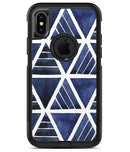 The Blue Triangluar Aztec Pattern - iPhone X OtterBox Case & Skin Kits