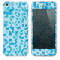 The Blue Triangular Tiles Skin for the iPhone 3, 4-4s, 5-5s or 5c