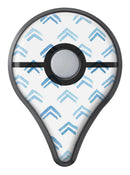 The Blue Upwards Arrow Pattern Pokémon GO Plus Vinyl Protective Decal Skin Kit