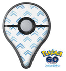 The Blue Upwards Arrow Pattern Pokémon GO Plus Vinyl Protective Decal Skin Kit