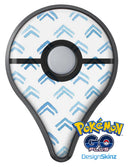 The Blue Upwards Arrow Pattern Pokémon GO Plus Vinyl Protective Decal Skin Kit