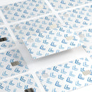 The Blue Upwards Arrow Pattern - Premium Protective Decal Skin-Kit for the Apple Credit Card