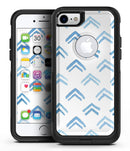 The Blue Upwards Arrow Pattern - iPhone 7 or 8 OtterBox Case & Skin Kits