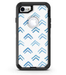 The Blue Upwards Arrow Pattern - iPhone 7 or 8 OtterBox Case & Skin Kits