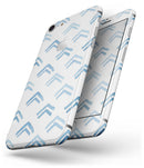 The Blue Upwards Arrow Pattern - Skin-kit for the iPhone 8 or 8 Plus