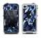 The Blue Vector Camo Apple iPhone 4-4s LifeProof Fre Case Skin Set