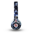 The Blue Vector Camo Skin for the Beats by Dre Mixr Headphones