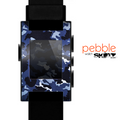 The Blue Vector Camo Skin for the Pebble SmartWatch for the Pebble Watch