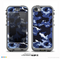 The Blue Vector Camo Skin for the iPhone 5c nüüd LifeProof Case