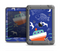The Blue Vector Fish and Boat Pattern Apple iPad Mini LifeProof Nuud Case Skin Set