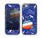 The Blue Vector Fish and Boat Pattern Skin Set for the iPhone 5-5s Skech Glow Case